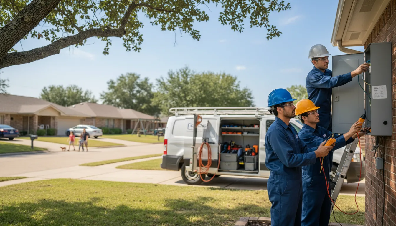 Certified electrician providing emergency electrical services in Mount Hope, KS